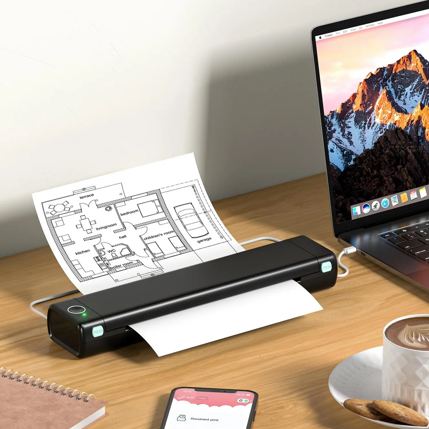 MobiPrint Pro™ - Wireless Portable Printer