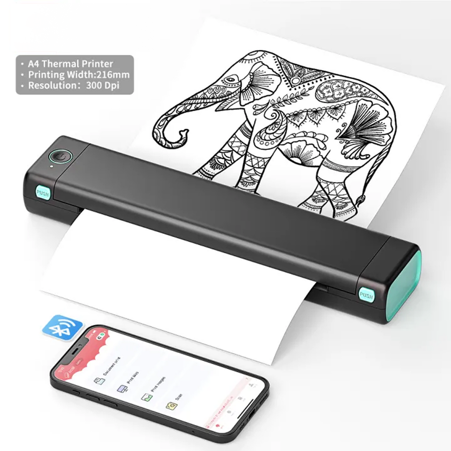 MobiPrint Pro™ - Wireless Portable Printer